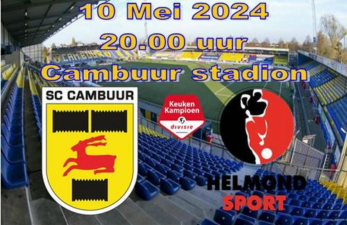 Cambuur - Helmond Sport